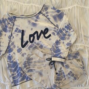 VICTORIA’S SECRET BLUE AND WHITE MEDIUM SET